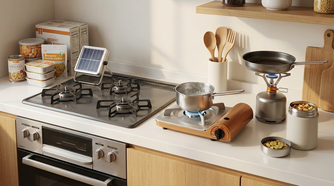 【火・調理編】ガスが止まっても食事を作る防災ライフハック3選