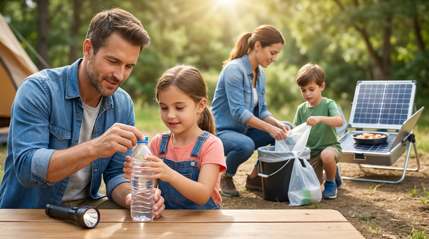 今週末に家族で試したい災害時ライフハック実践3選
