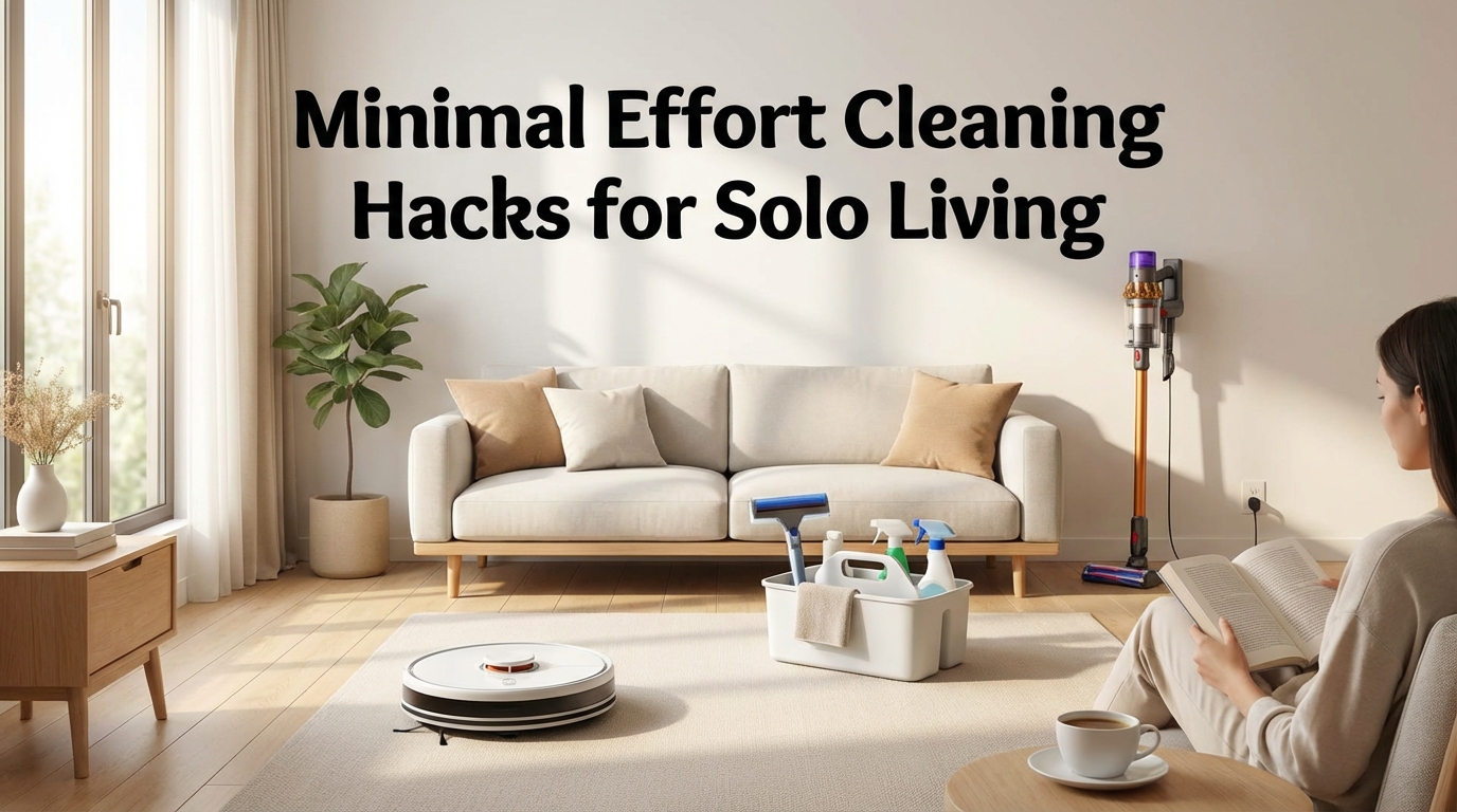 【掃除編】一人暮らしで最小労力で清潔を保つライフハック6選