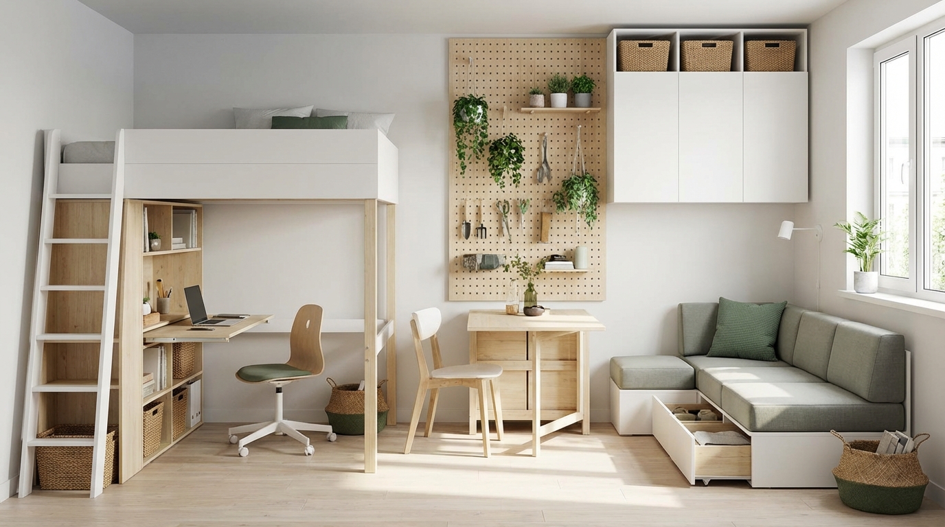 【収納編】狭い部屋を広く使う一人暮らしライフハック6選