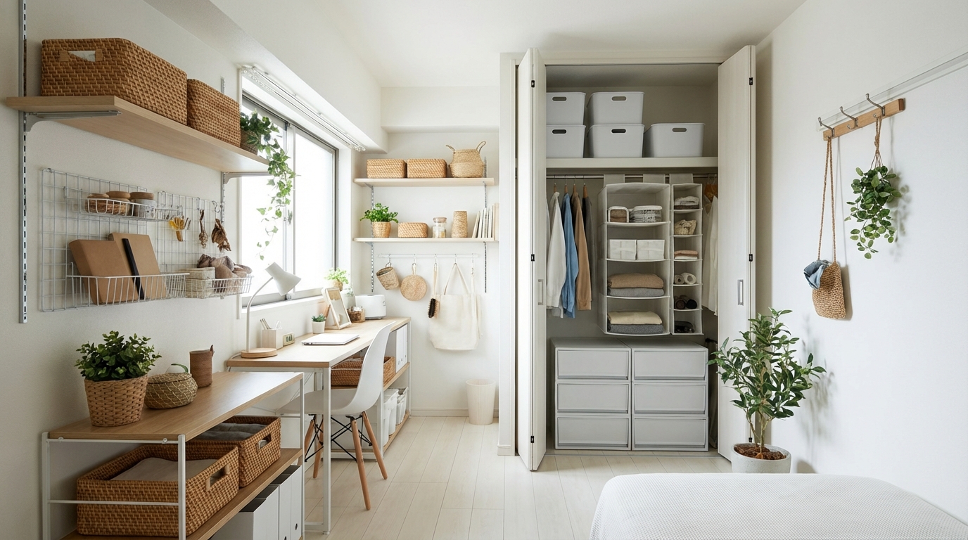 【収納編】100均ライフハックで狭い部屋も広く使える5選