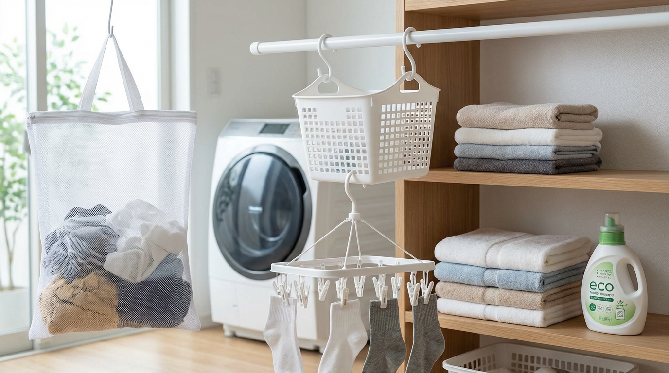 【洗濯編】100均ライフハックで地味に便利な時短術3選