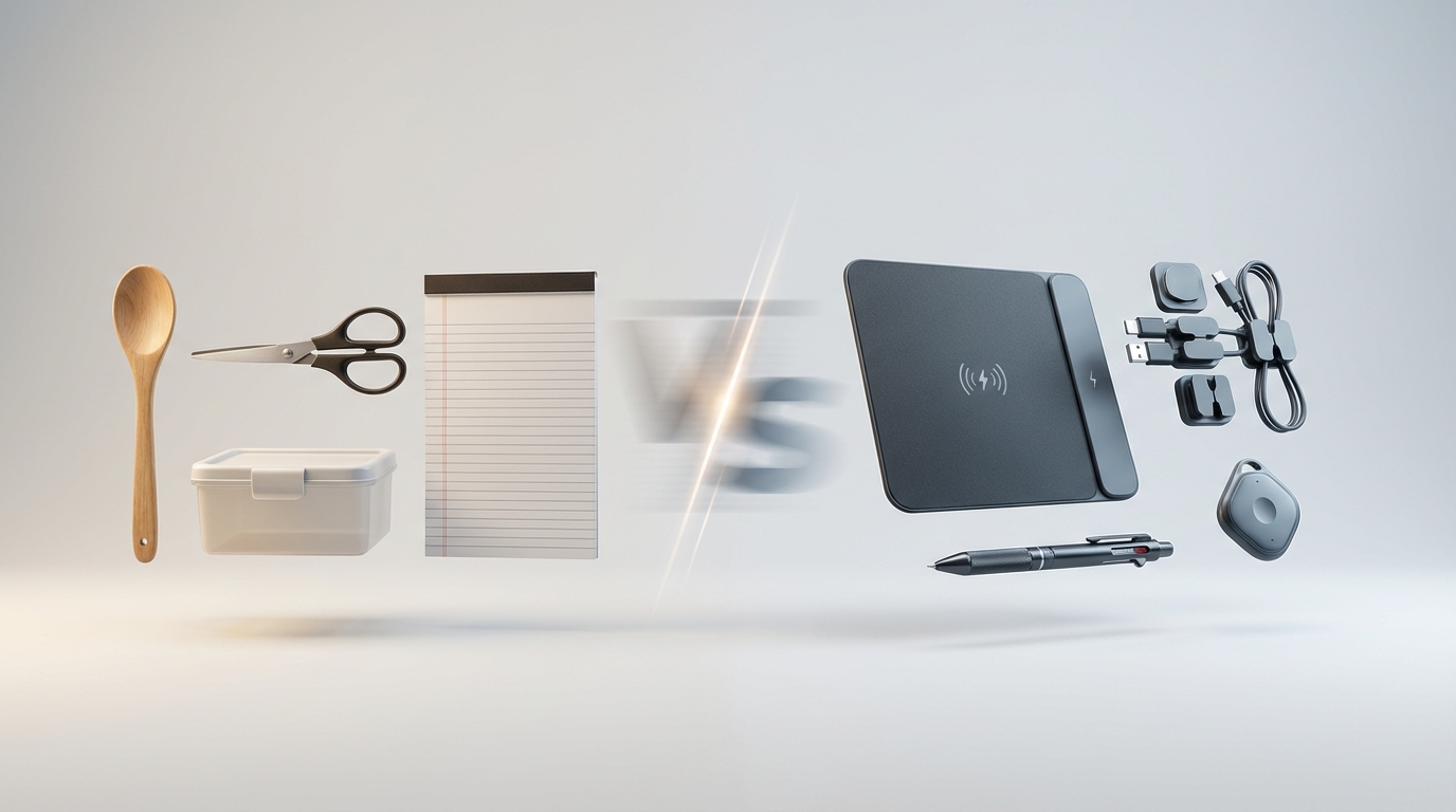 ライフハックグッズとは?便利グッズとの違いを30秒で解説