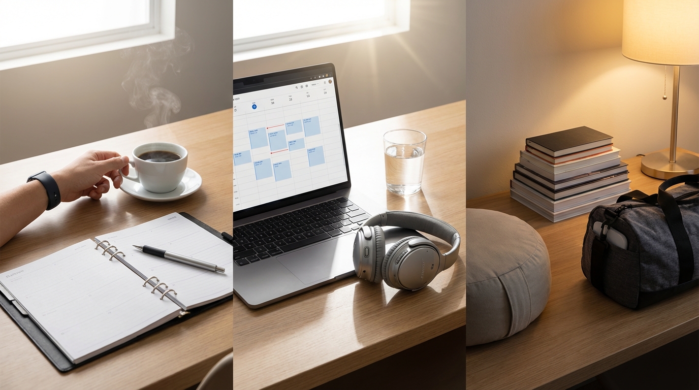 時短効果を最大化する1日のルーティン例【タイムスケジュール付き】