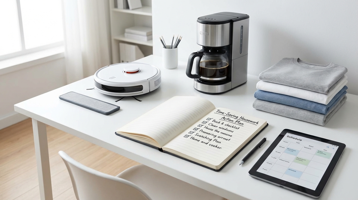 【実践チェックリスト】時短家事のアクションプラン