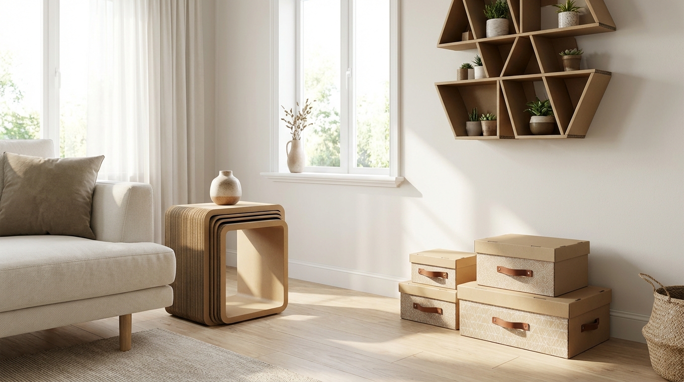 【DIY・インテリア編】おしゃれに見せるダンボール活用術3選