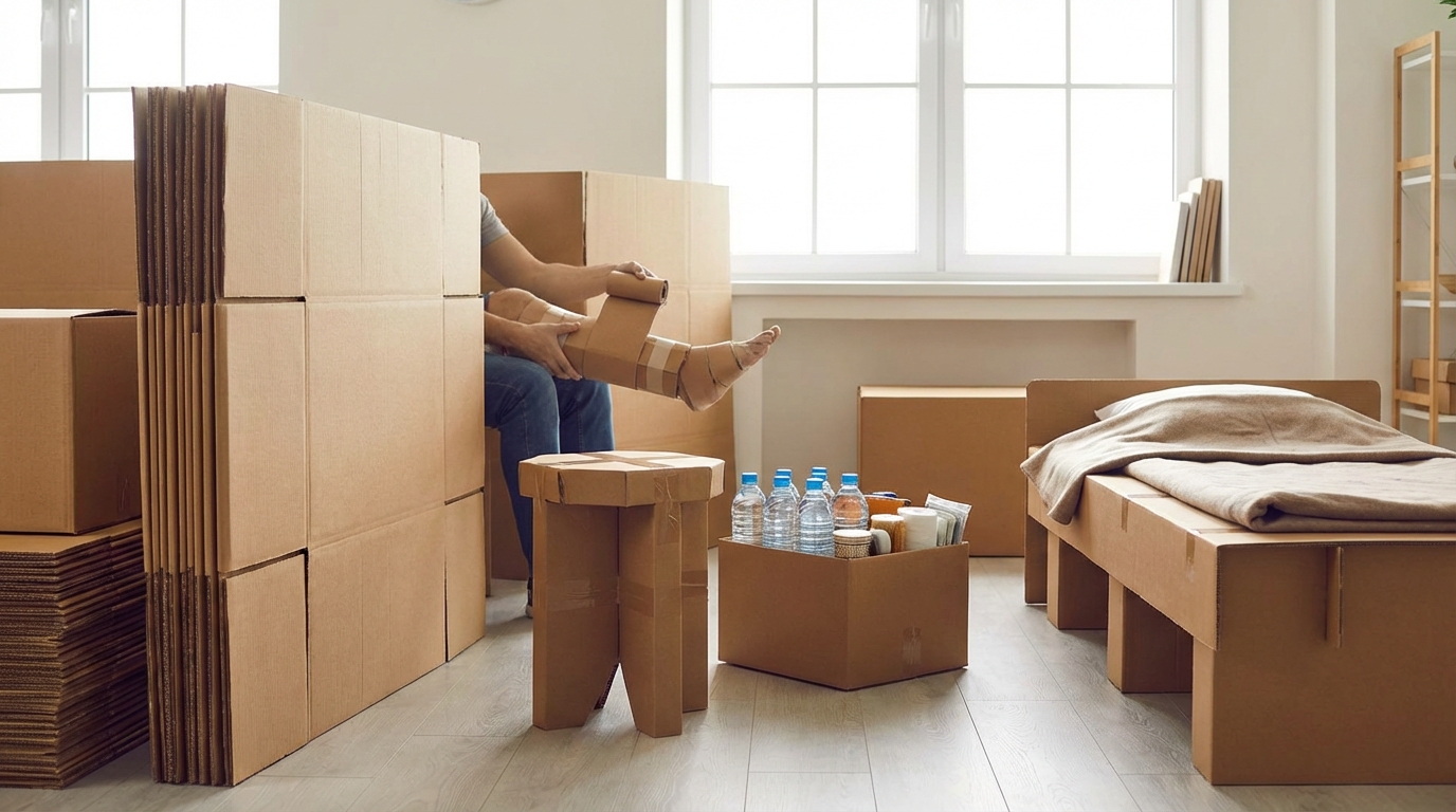 【防災編】覚えておきたいダンボールの緊急活用術3選