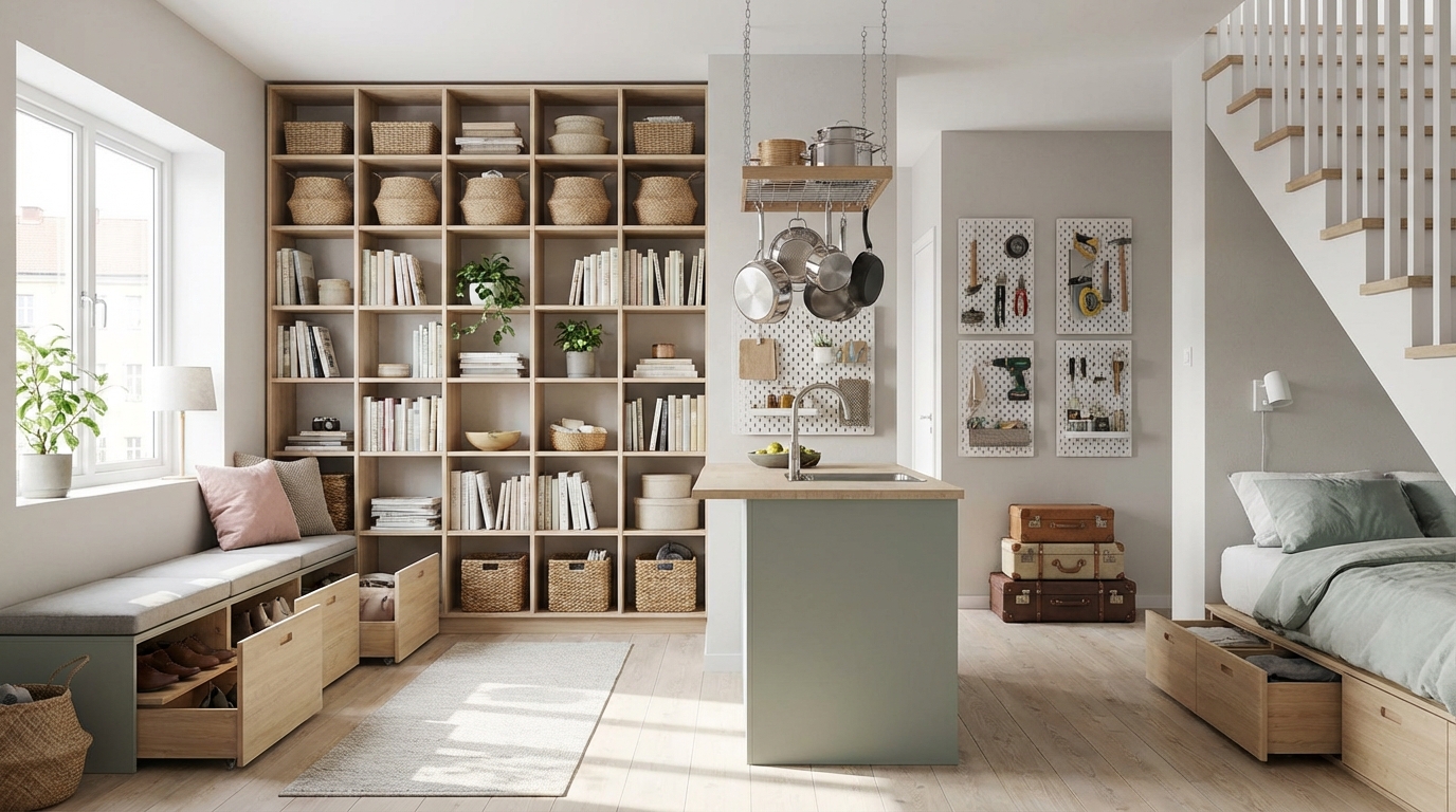 【収納・整理編】海外の空間活用ライフハック7選