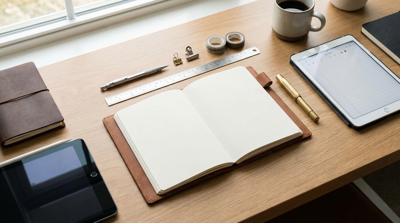 【準備編】ライフハックノートに必要な道具と選び方