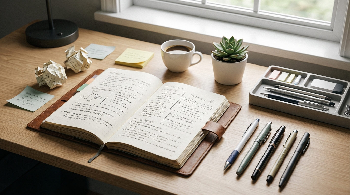 ライフハックノートが続かない人へ|挫折を防ぐ5つのコツ