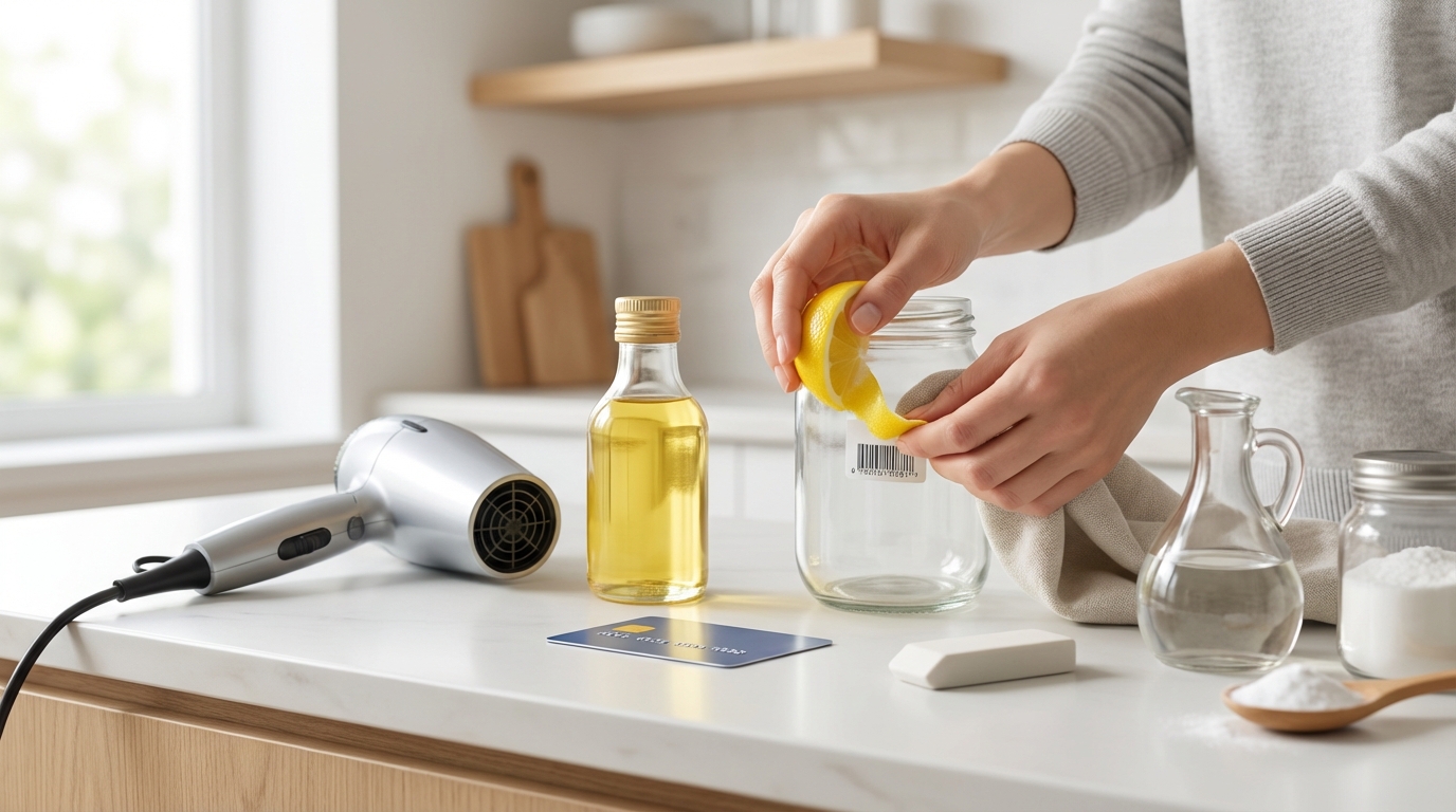 家にあるものでできるシール剥がしライフハック7選