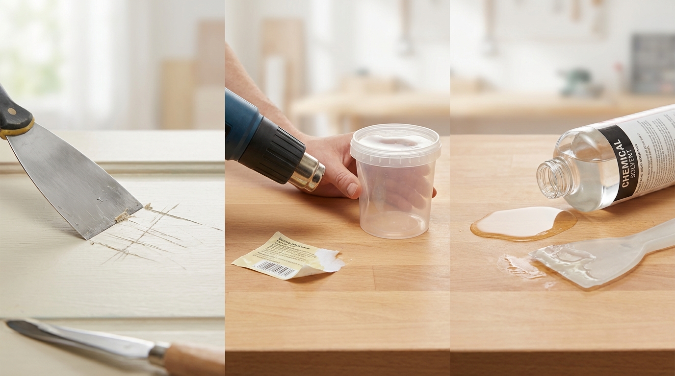 シール剥がしで絶対やってはいけないNG行動3つ