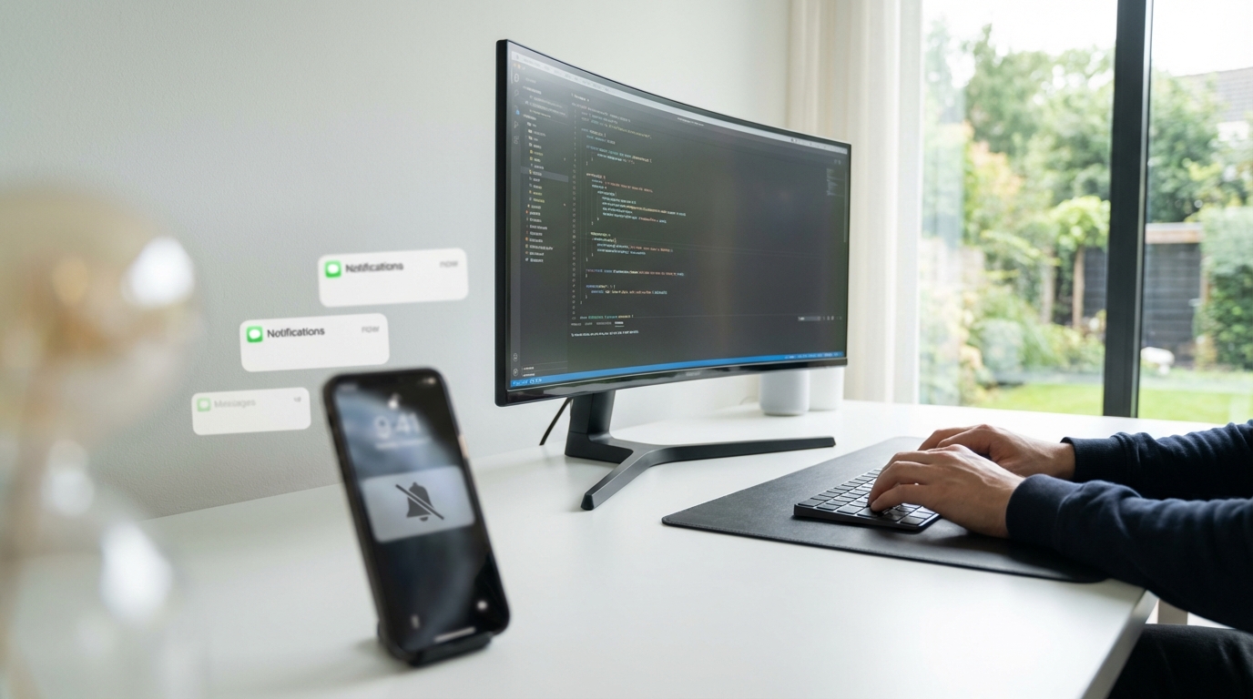 【集中力UP編】通知・誘惑をシャットアウトする環境設定