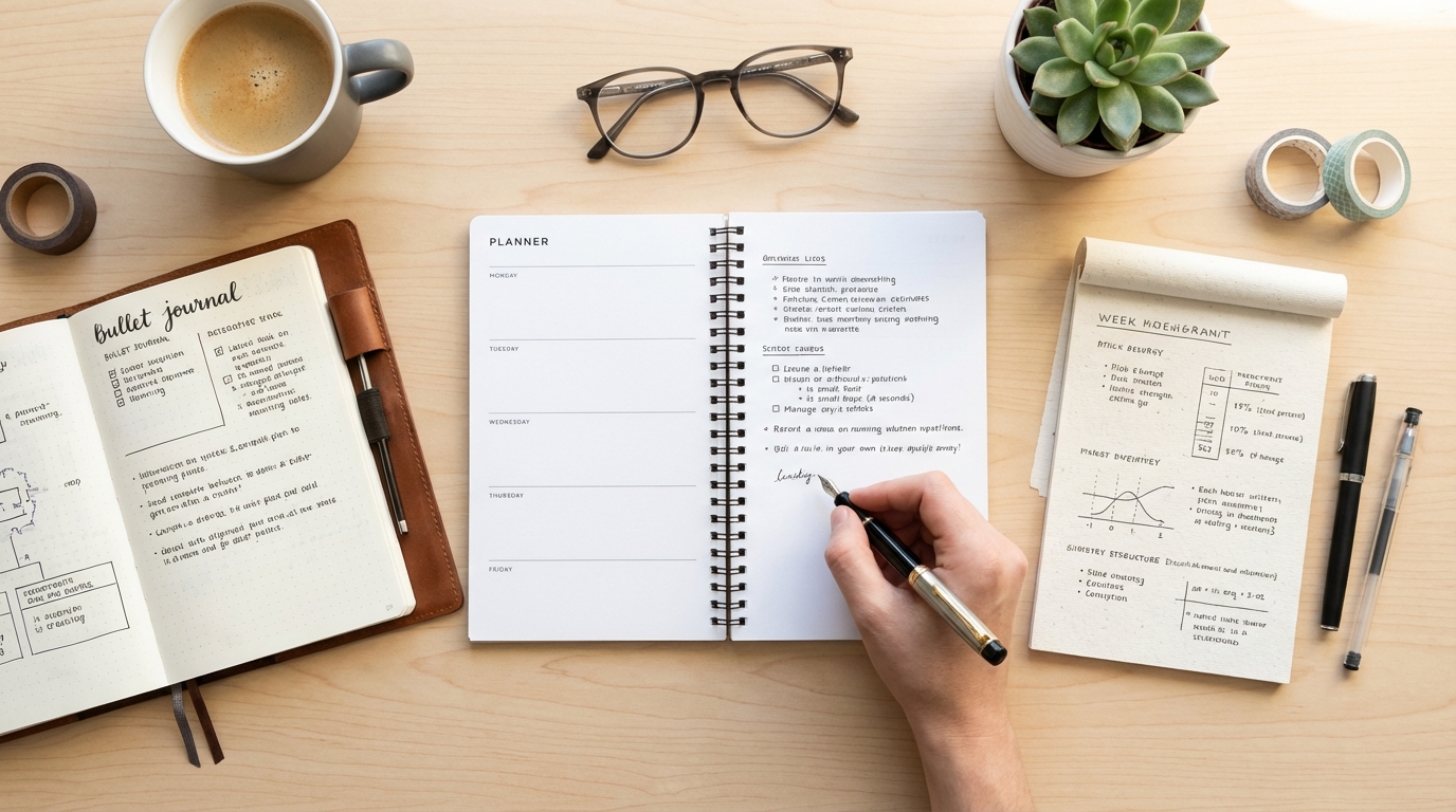 今日から始める！ライフハック手帳の書き方3選