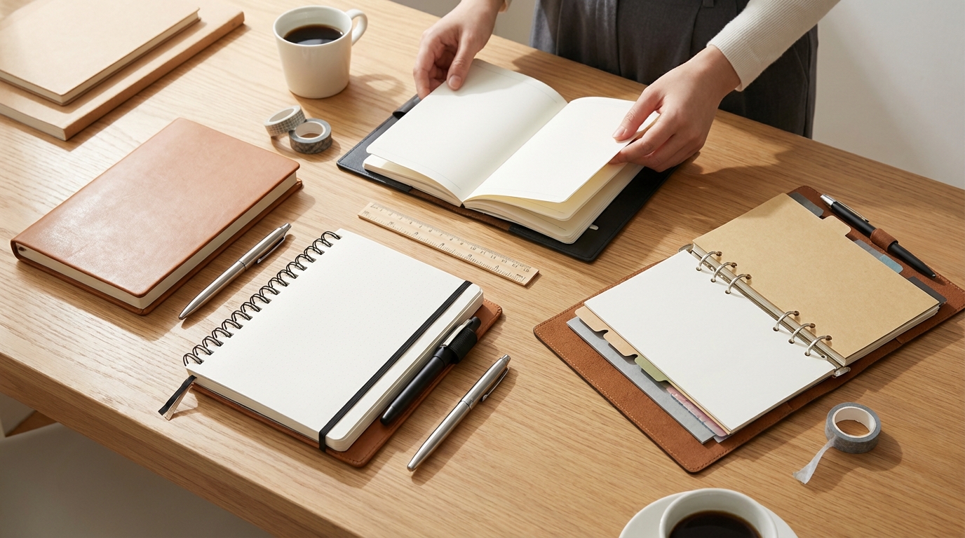 ライフハック手帳におすすめのノート3選と選び方