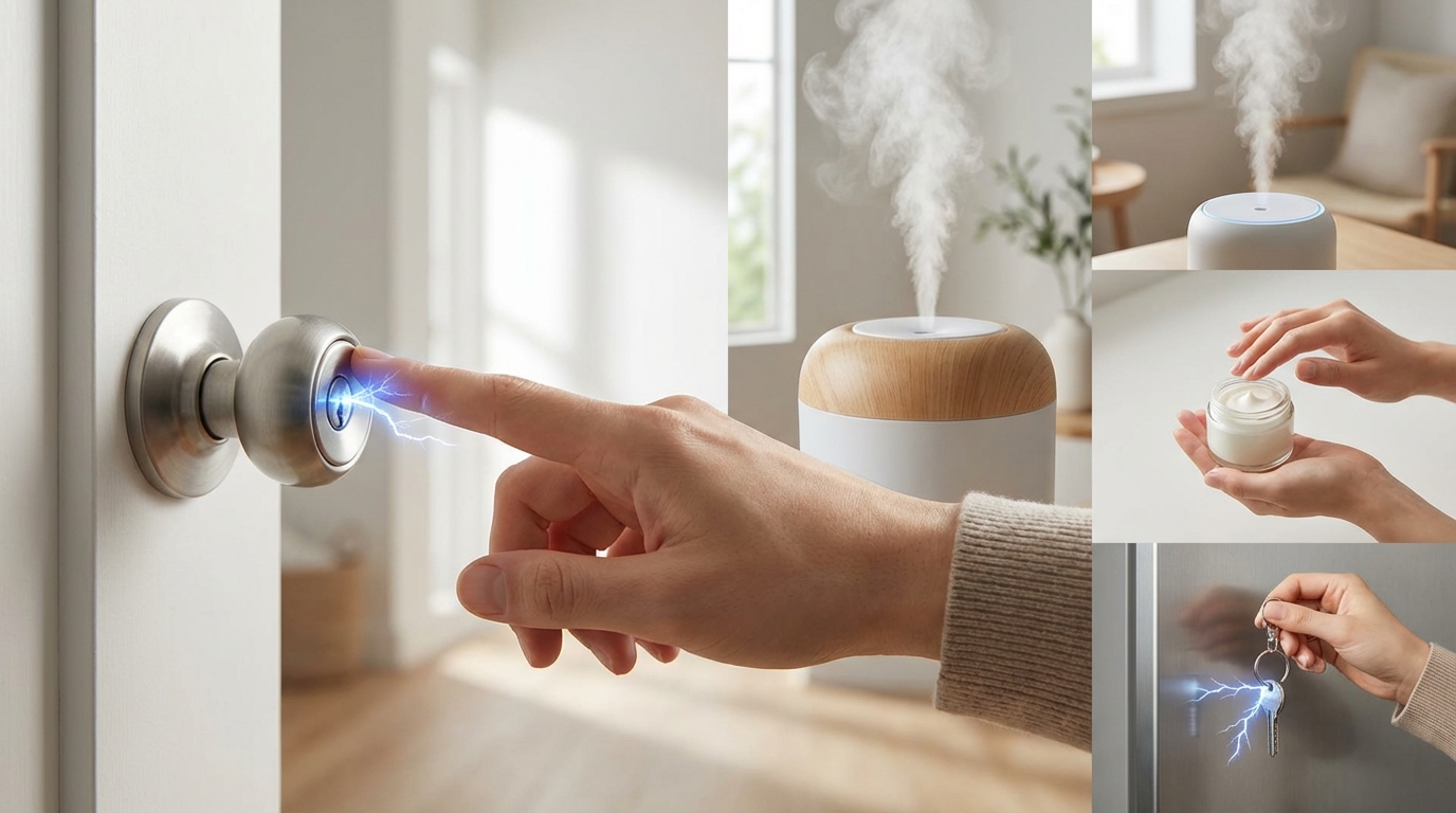 バチッを防ぐ！今すぐできる静電気対策3つ