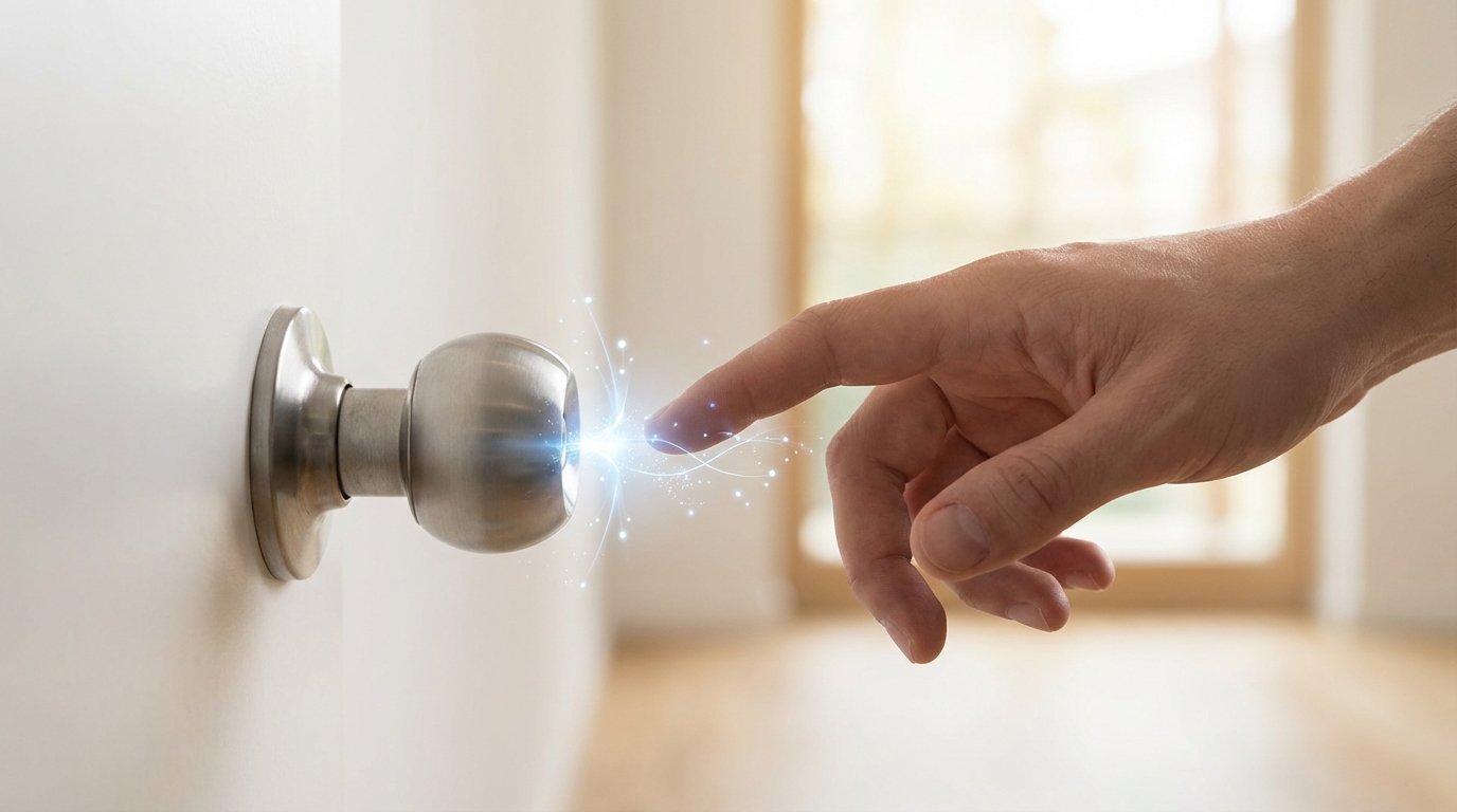 静電気はなぜ起きる？30秒でわかる仕組み