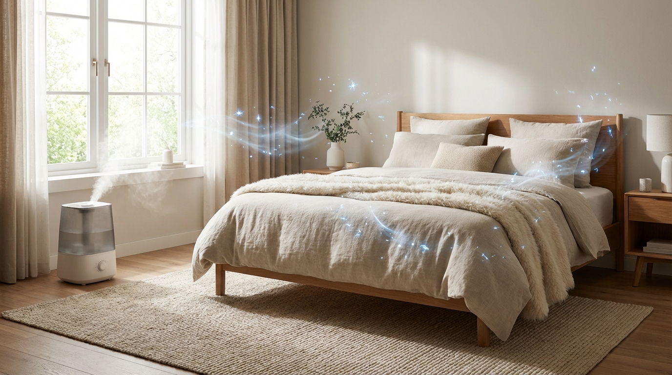 部屋・寝具の静電気対策で快適な環境を作る