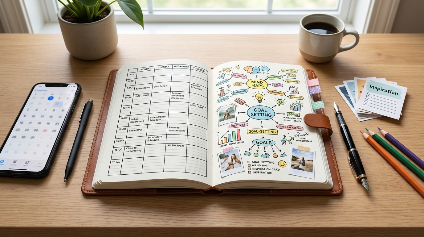 手帳ライフハックとは?スケジュール帳との決定的な違い