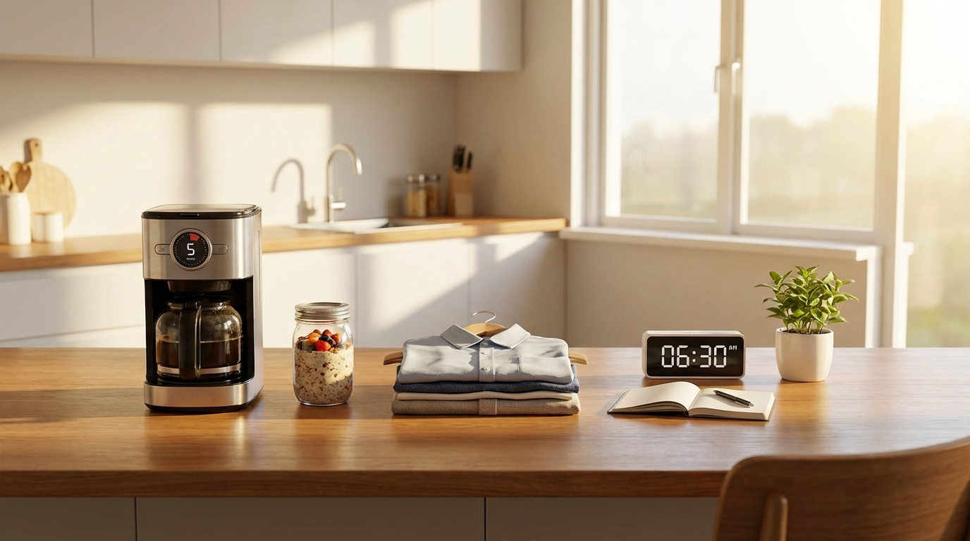 【朝の時短】5分でできるライフハックでバタバタ解消5選