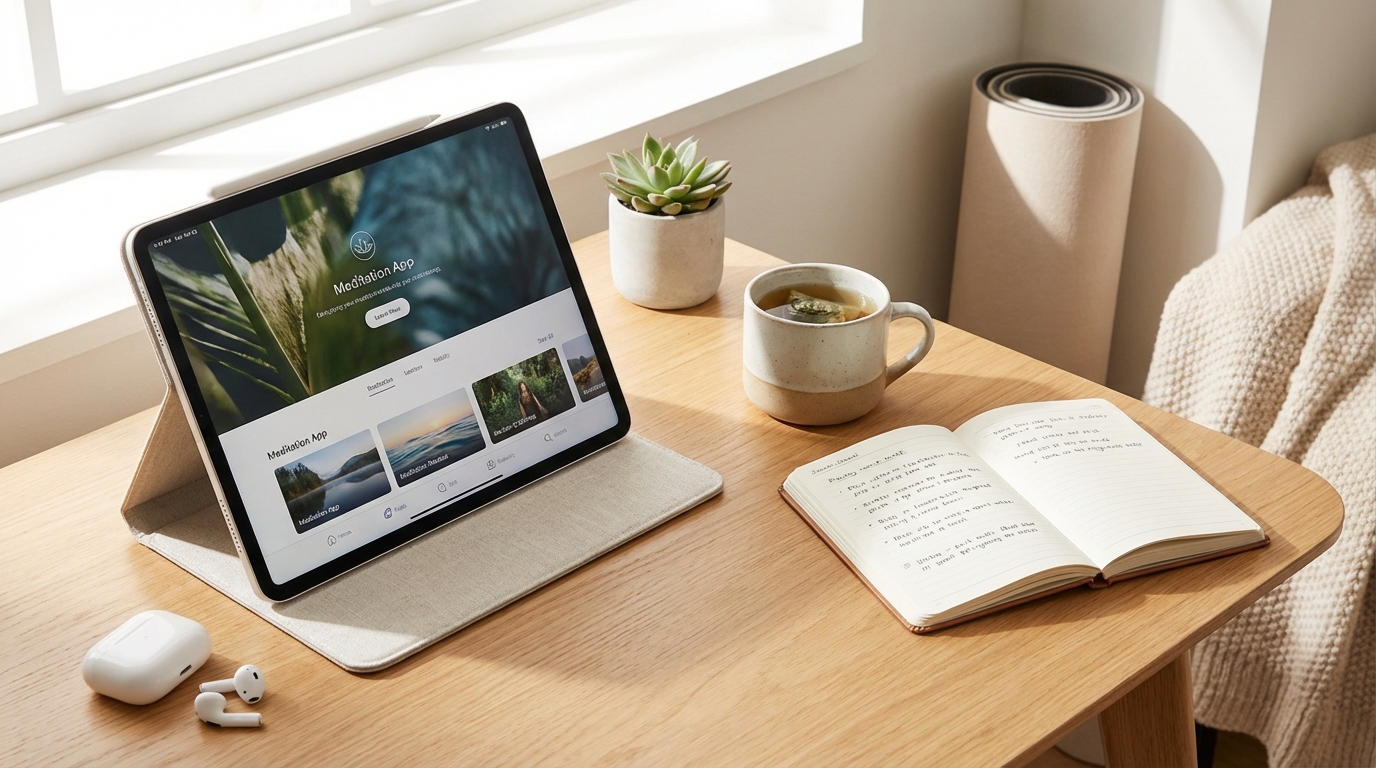 【健康・セルフケア】心身を整えるiPadライフハック