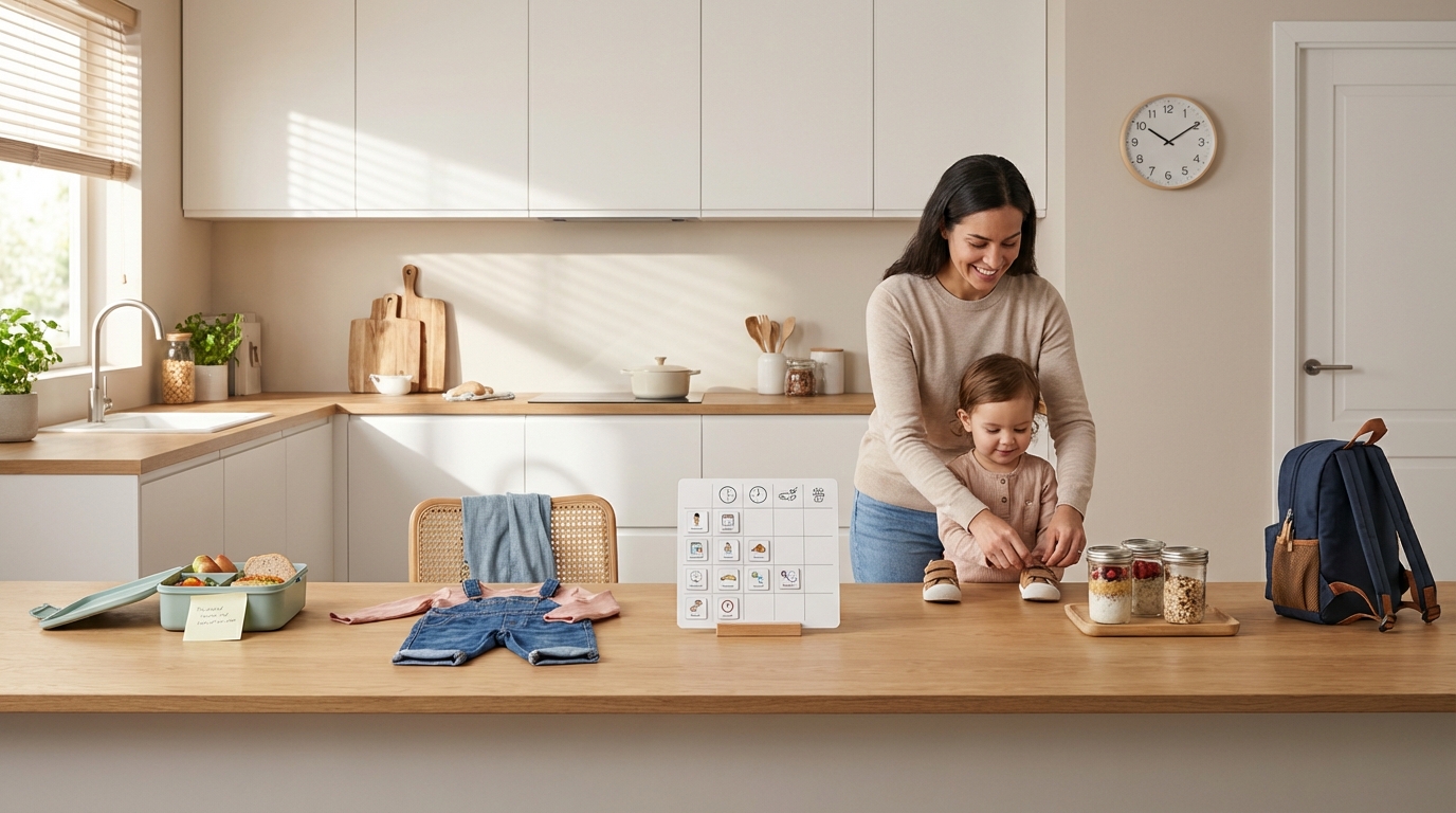 【朝の準備編】バタバタを解消する子育てライフハック5選