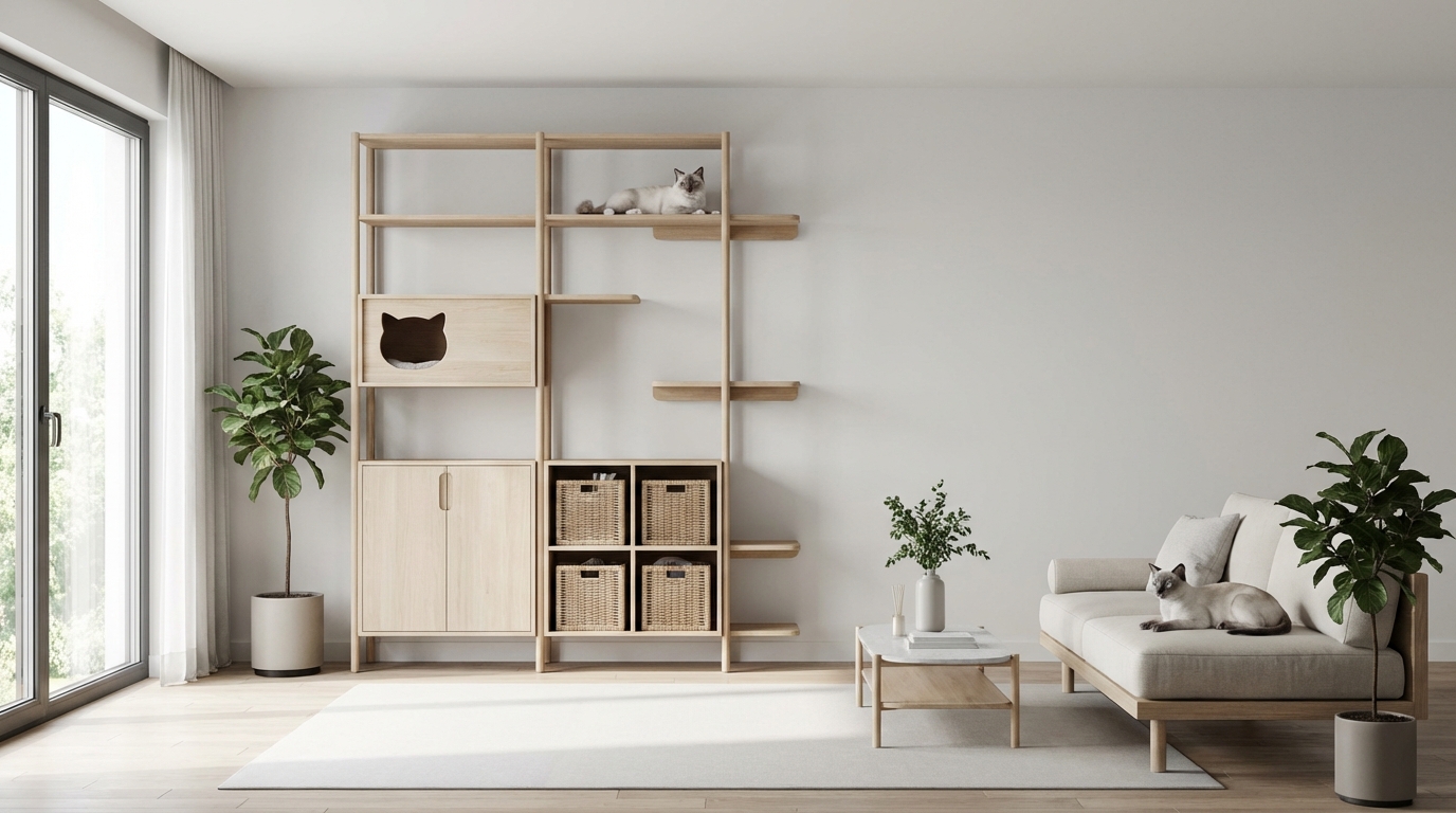 【収納・インテリア編】猫と暮らす部屋をスッキリ見せる5つのライフハック