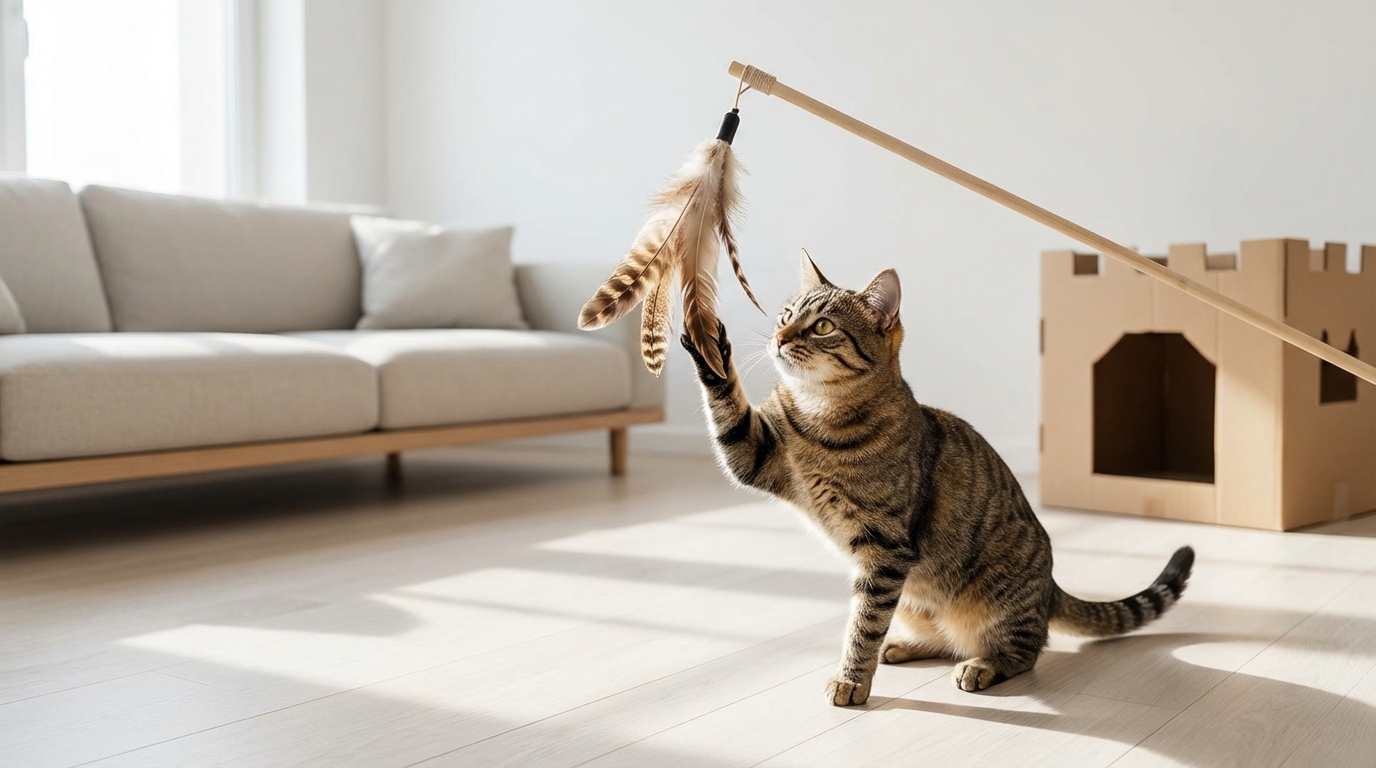 【遊び・運動編】お金をかけずに猫を満足させる5つのライフハック