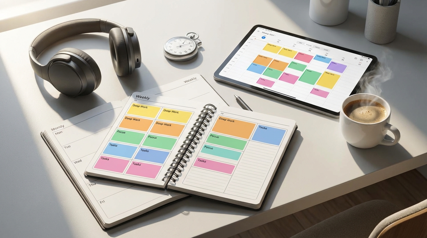 最強のライフハック②｜タイムブロッキングで集中力を最大化
