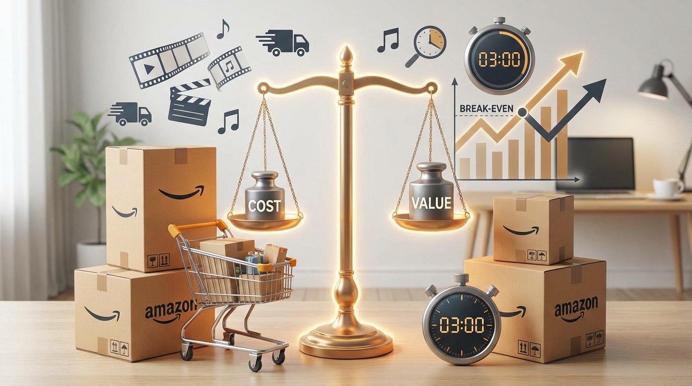 プライム会員は元が取れる?損益分岐点を3分で解説