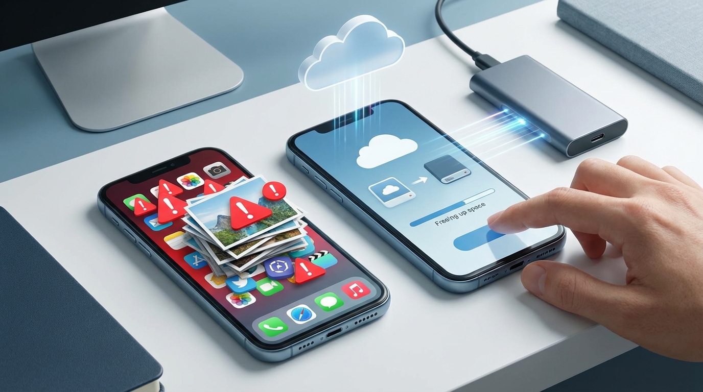 【ストレージ・データ管理】容量不足を解消するiPhoneライフハック5選