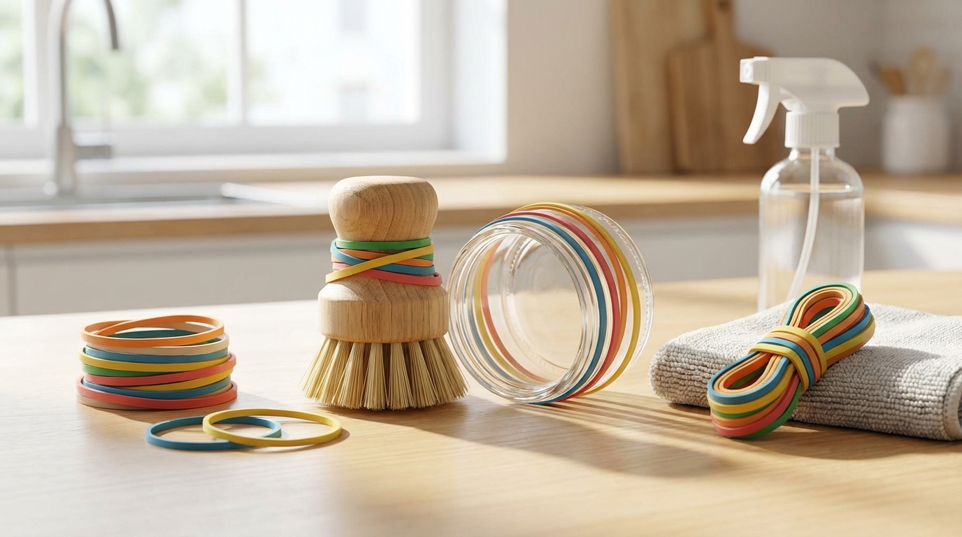 【掃除編】輪ゴムで汚れを落とすライフハック5選