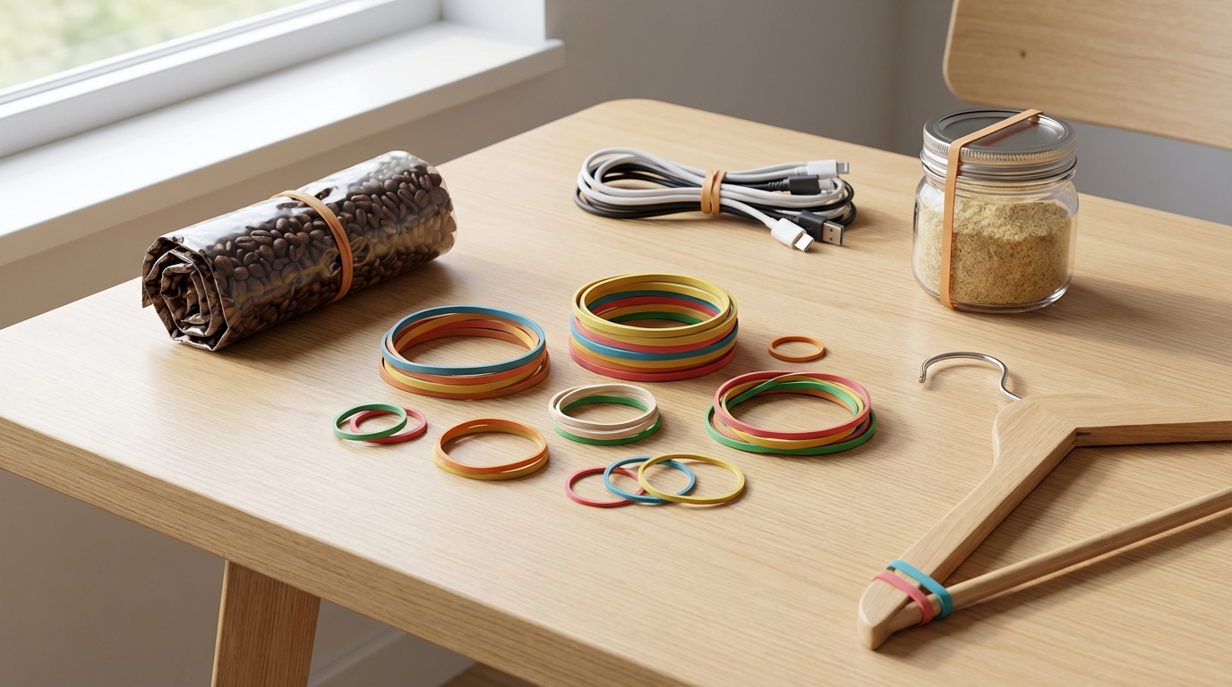 【日常生活編】知っておくと便利な輪ゴムの使い方5選