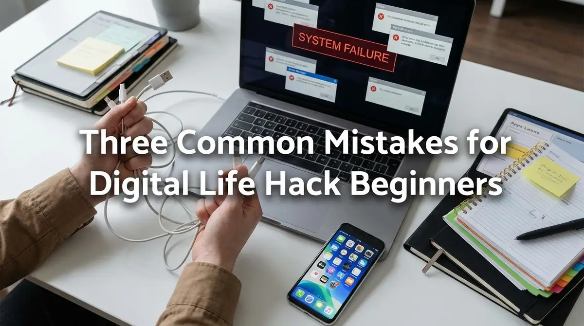 デジタルライフハック初心者が失敗しやすい3つのパターン