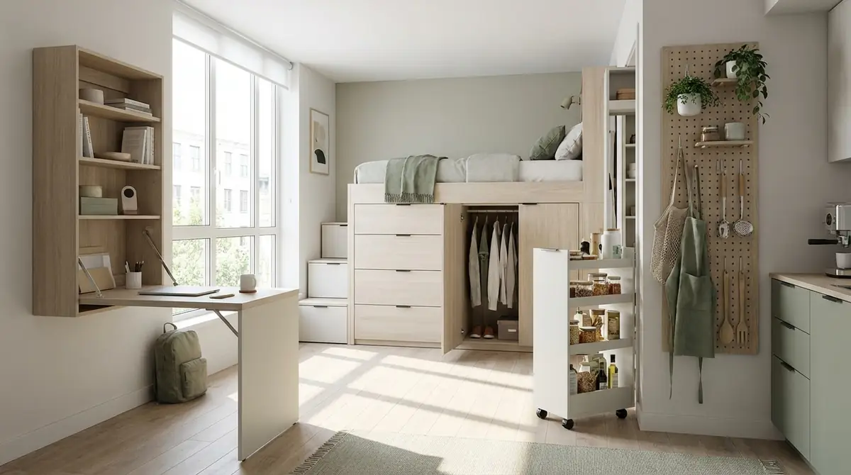 【収納・整理編】狭い部屋を広く使う一人暮らしライフハック4選