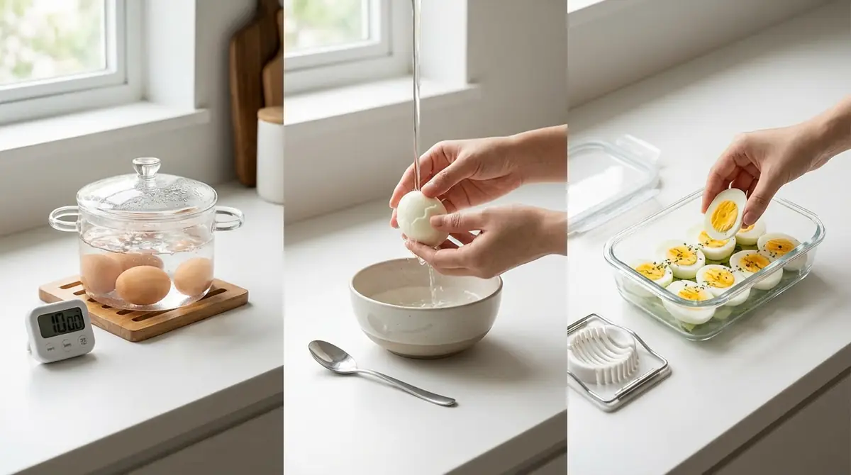 まとめ｜今日から実践できるゆで卵ライフハック3つのアクション