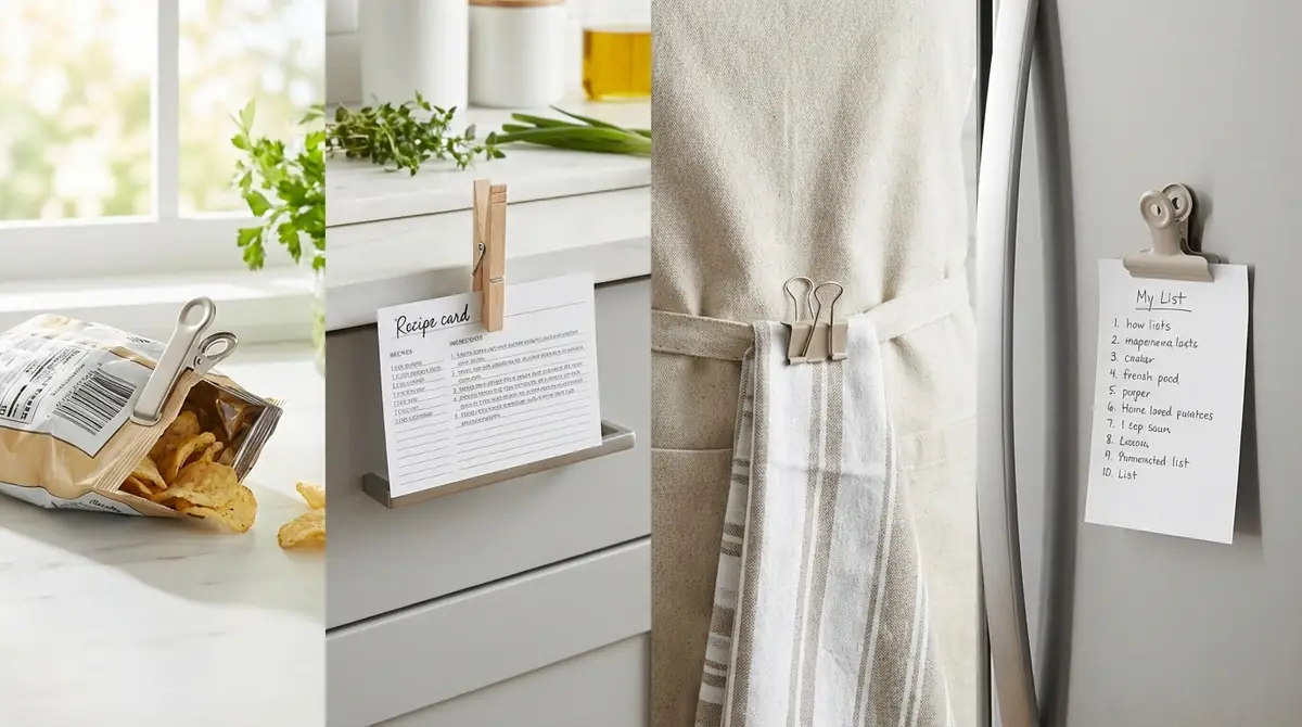 【キッチン】料理が楽になるクリップ活用術4選