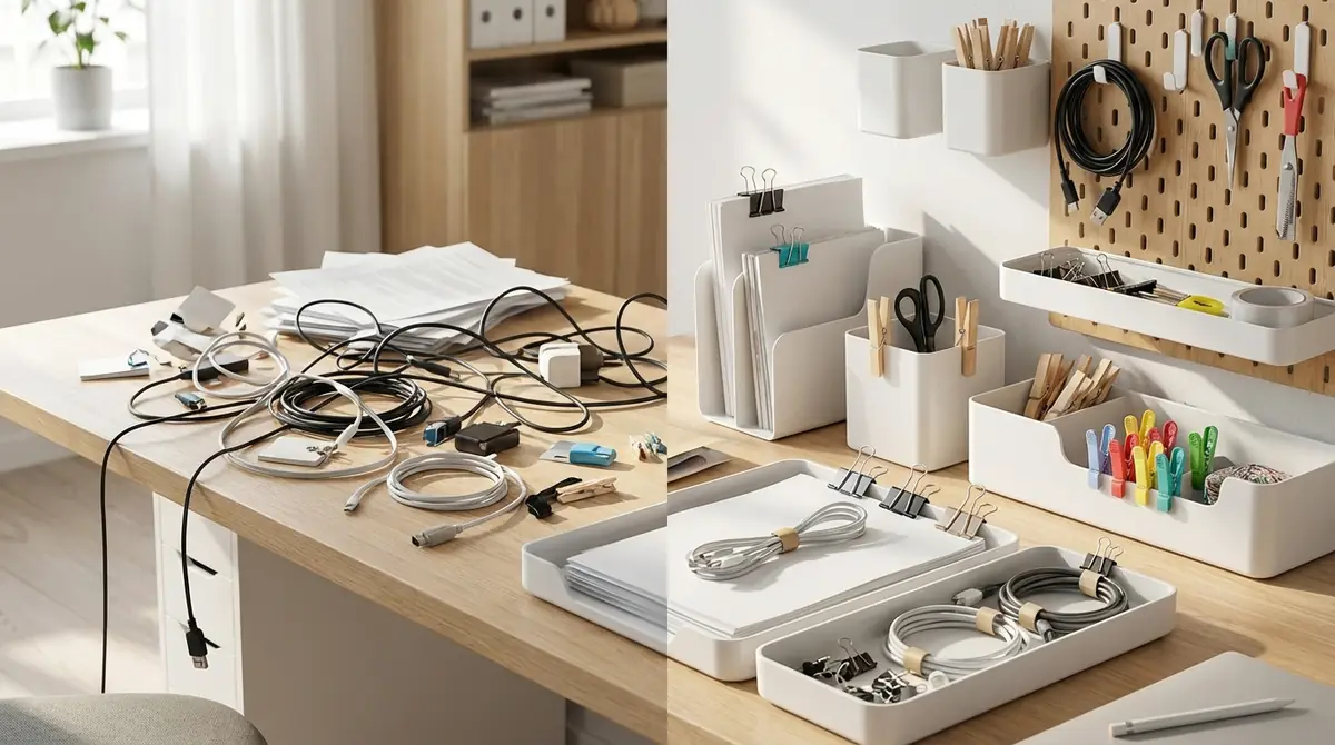 【収納・整理】散らかりを解消するクリップ整理術3選