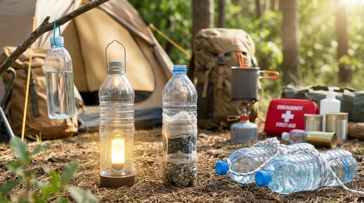 【アウトドア・防災編】いざという時に役立つペットボトル活用術6選