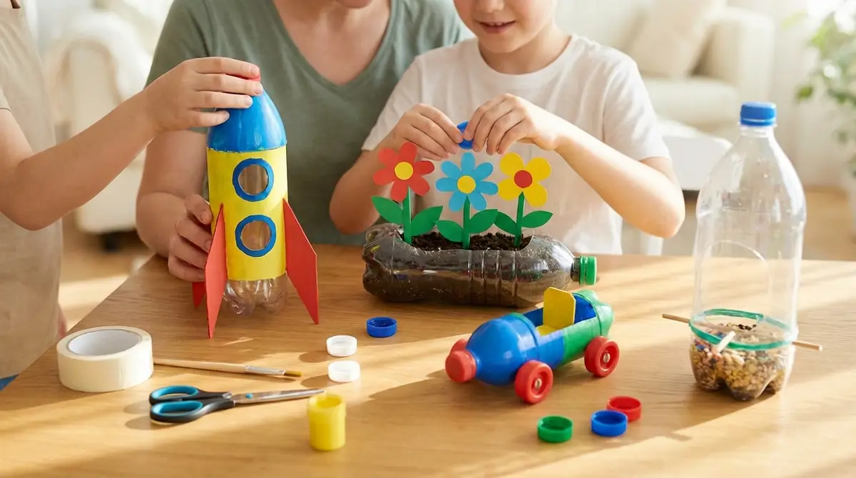 【子ども向け】親子で楽しめるペットボトル工作4選