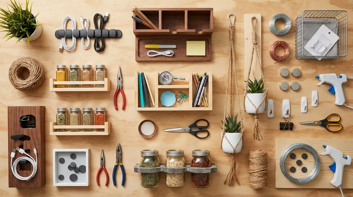 【厳選10選】100均材料で作れるライフハック工作アイデア一覧