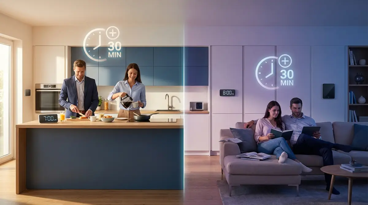 【時間管理】共働きの朝と夜に30分の余裕を生むライフハック