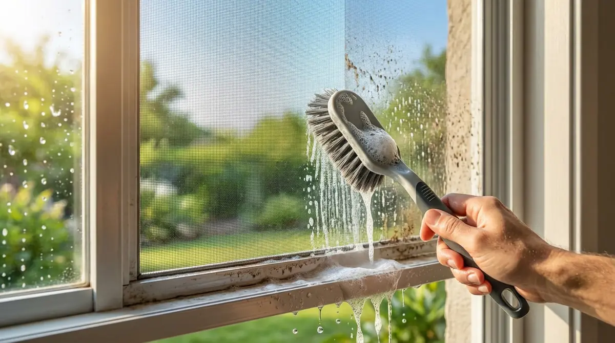 網戸・サッシも簡単にキレイにするワザ