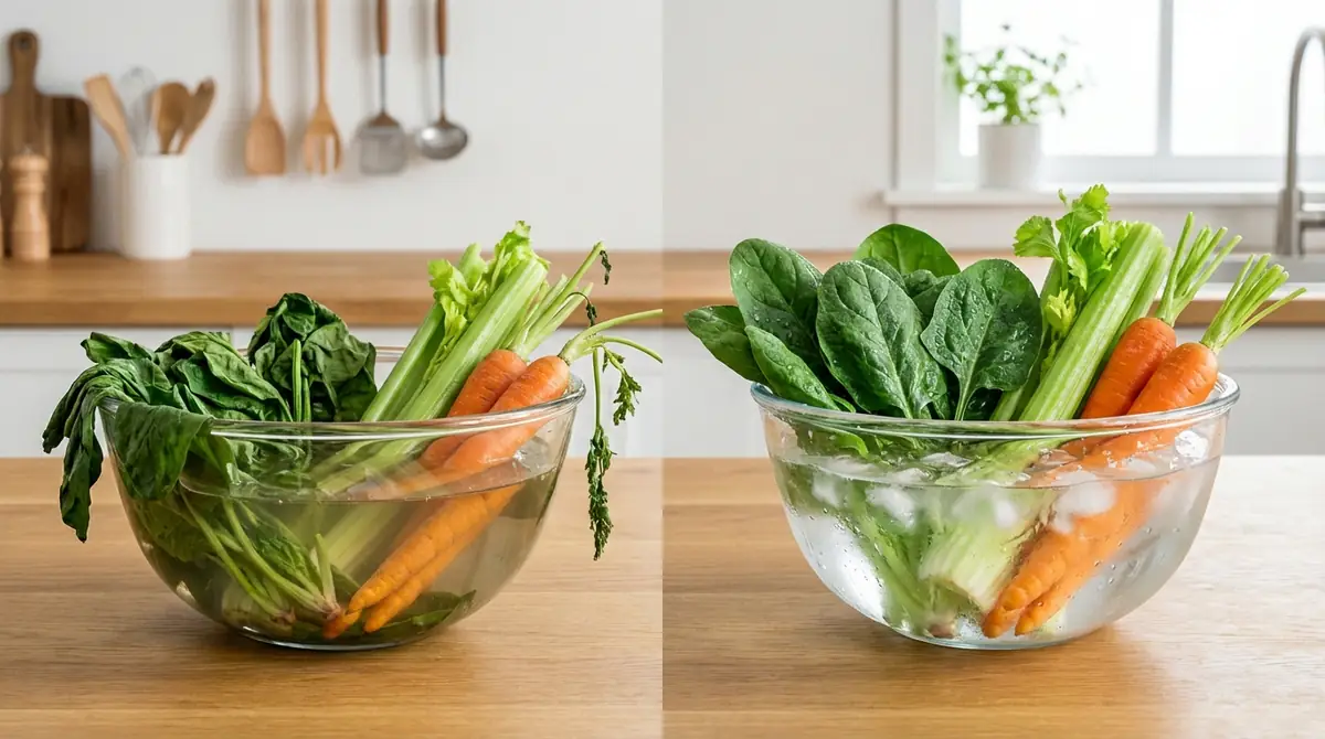 しなびた野菜を復活させる方法