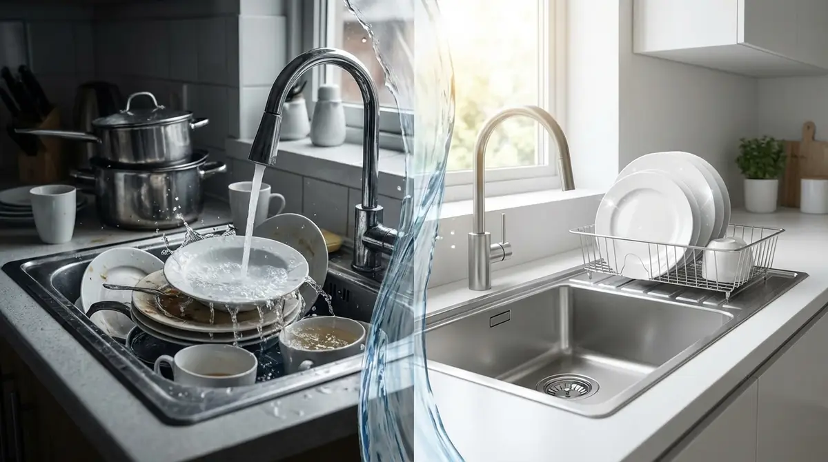 食器洗いでやりがちなNG例3つ｜これをやめるだけで時短になる
