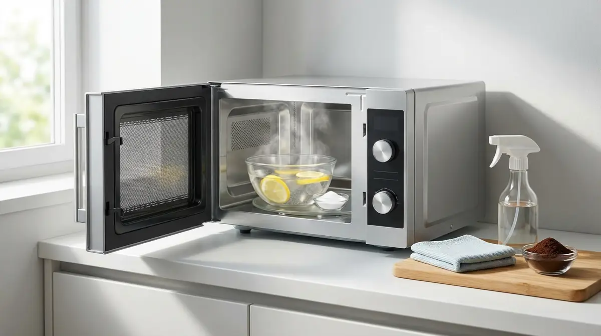 電子レンジの掃除・消臭に使える裏ワザ3選