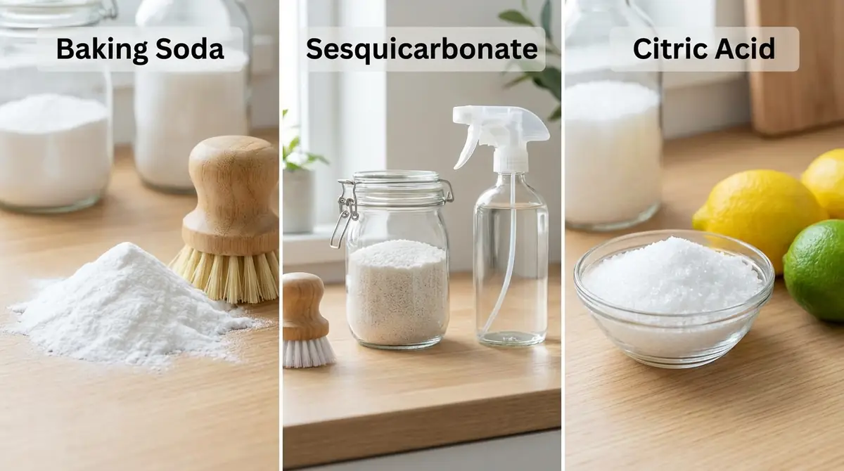 重曹・セスキ・クエン酸の使い分け早見表