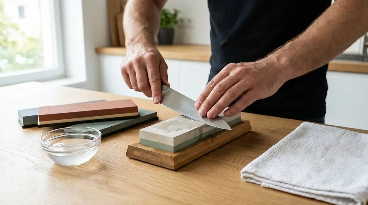 【実践】砥石で包丁の切れ味を復活させる7ステップ