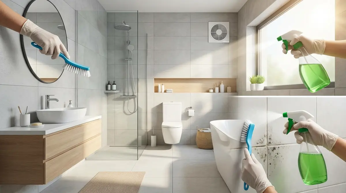 【週1回】見落としがちな場所の風呂カビ予防メンテナンス