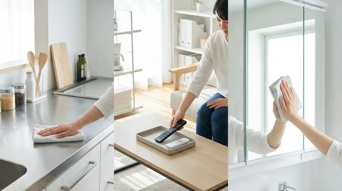 汚れを溜めない！毎日30秒でできる予防習慣3つ